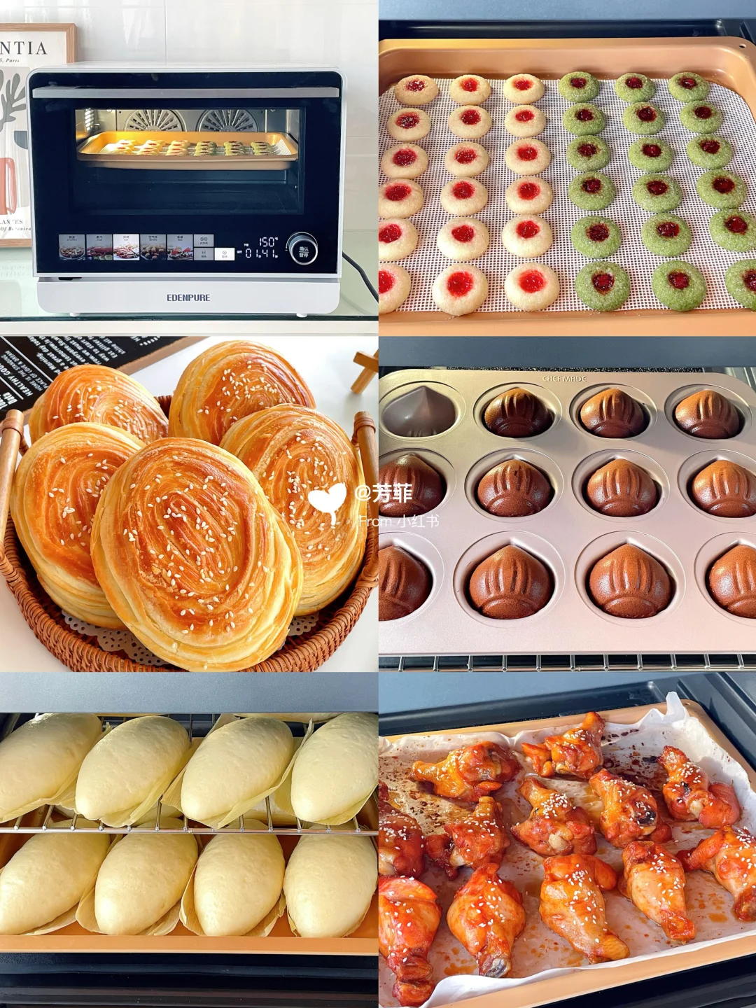 出息了❗用微蒸烤炸一体机，做了一桌子美食