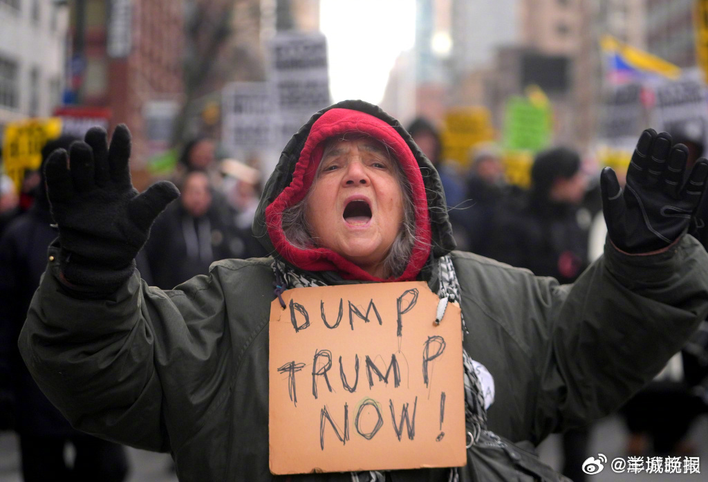 【第1现场｜“反对向委内瑞拉开战”，#美国超百城抗议霸凌战争#】“特朗普要全部石