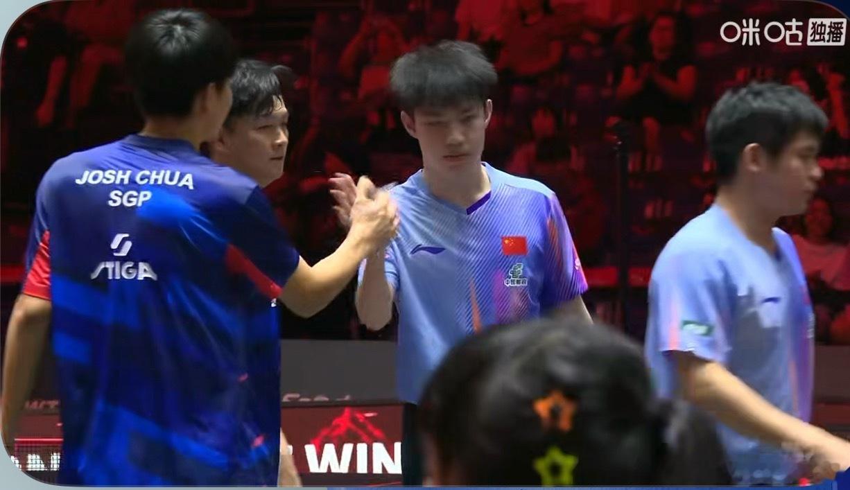 2026新加坡大满贯男子双打16-8林诗栋/黄友政3-1蔡劭恒/周哲宇（7-11