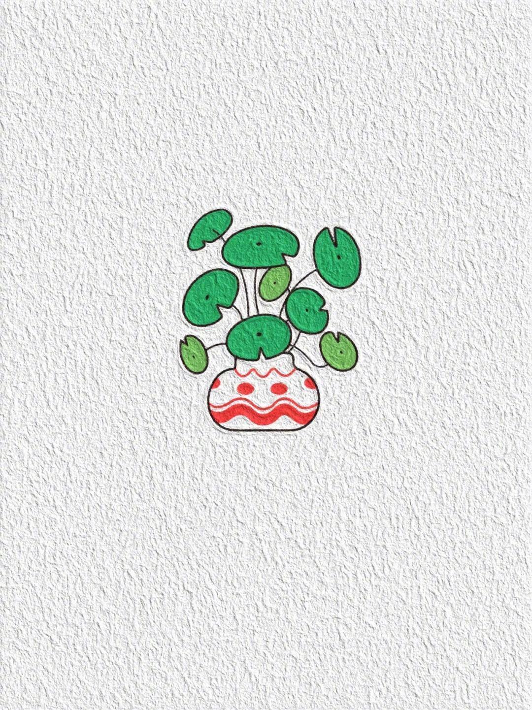 盆栽简笔画合集简笔画