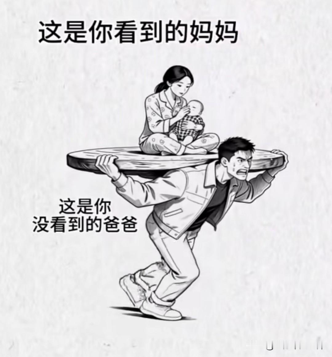 母爱伟大，父爱如山！再也不要说“世上只有妈妈好”了。父亲是一个家庭的顶梁柱，父亲