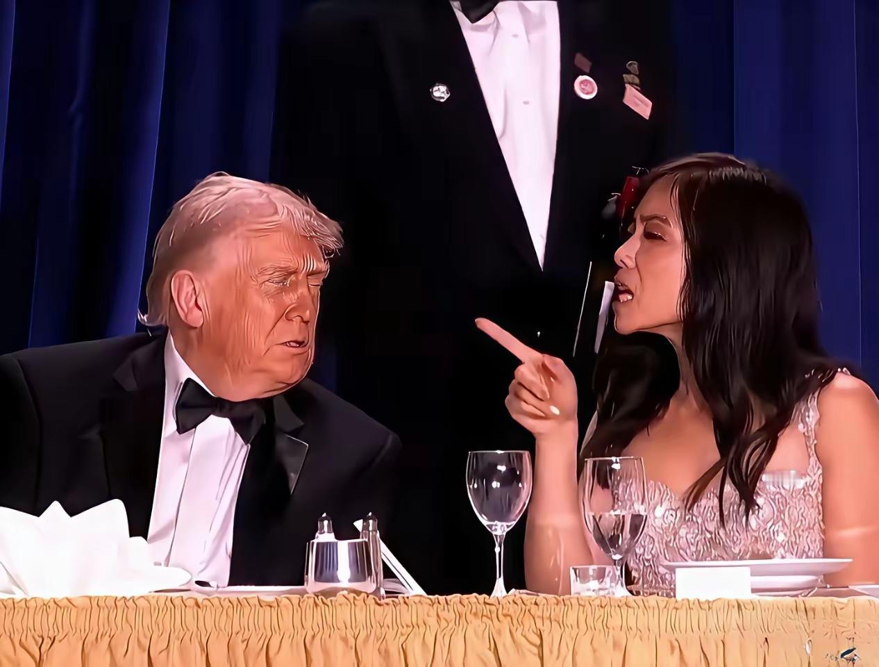 很好奇，这个亚裔女子是何方神圣，竟然敢对特朗普“指点江山”？
只可惜，当枪声响起