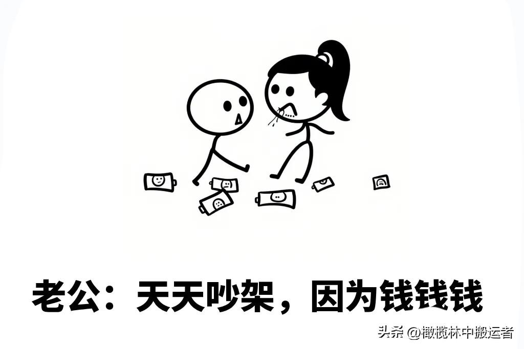 趣味漫画：就服这老婆！老公闹离婚放狠话，一句话让他乖乖认怂
