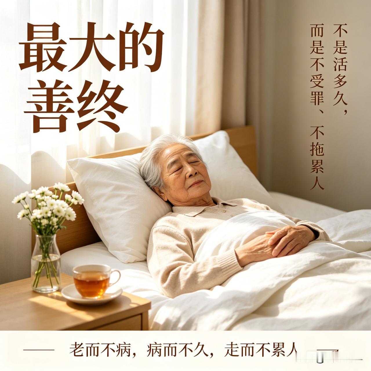 人到八九十岁，能得急病快走，才是真正烧高香
 
老话讲：老人无病无痛、痛快离世，