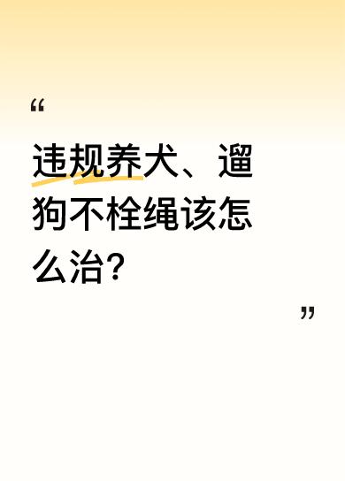 从音频里能听出有人在喊狗狗名字，还让狗狗停下。现实中，违规饲养大型犬和遛狗不栓绳