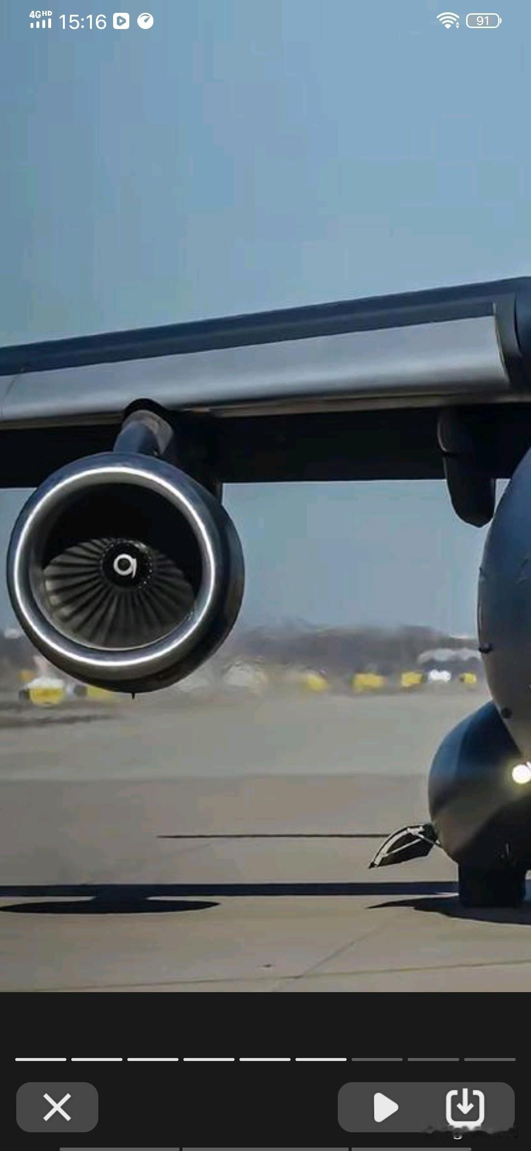 实话实说，还是自家的东西——看着顺眼!
国产运20B，两侧庞大的机翼下，挂载的是