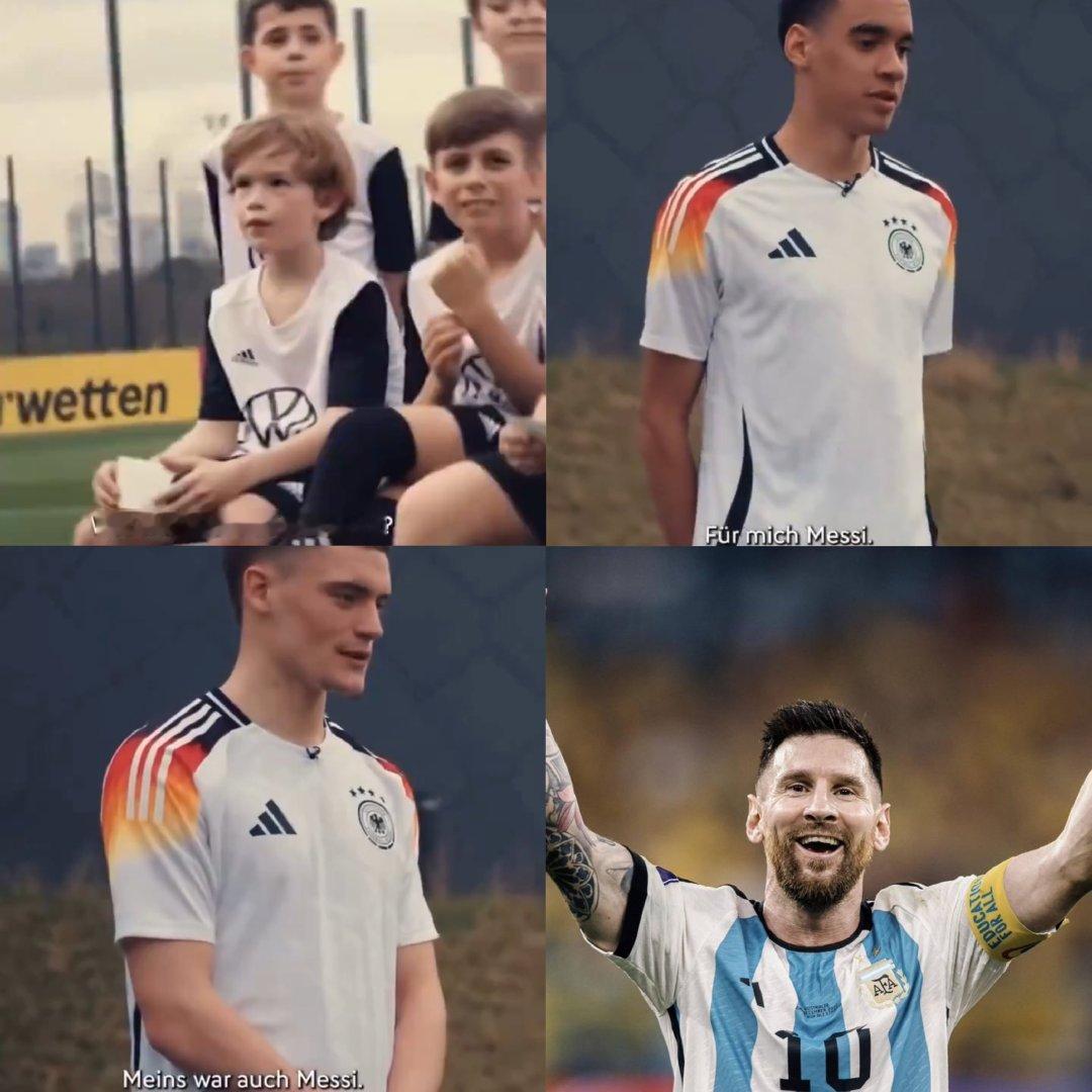 【好巧哦[哇]】💬你的偶像是谁?穆西亚拉🎙️：“对我来说，梅西。”维尔茨🎙