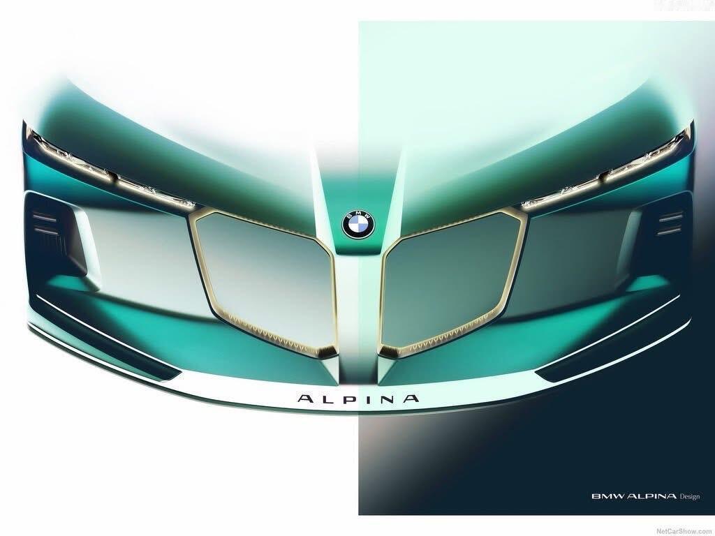 大宝马的设计手稿一直以来都是行业标杆级那宝马 Vision Alpina的设计稿