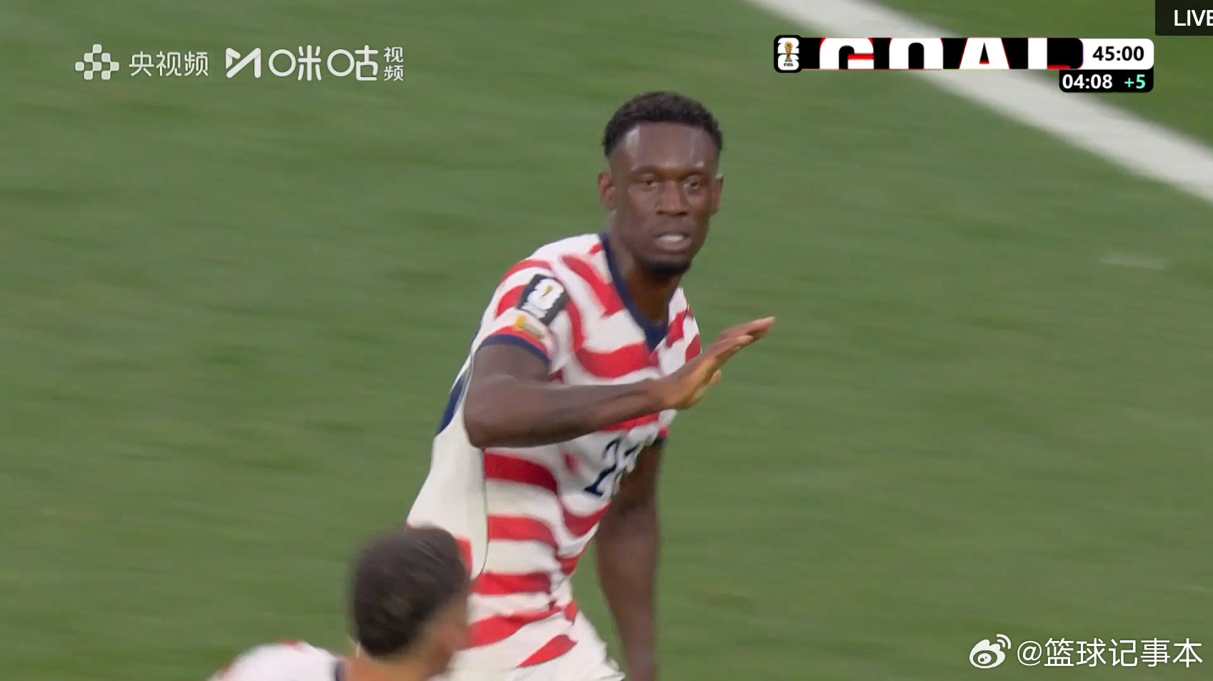 前阿森纳球员梅开二度 美国队杀疯了 3-0了！！ 此前效力过阿森纳的球星巴洛贡晃
