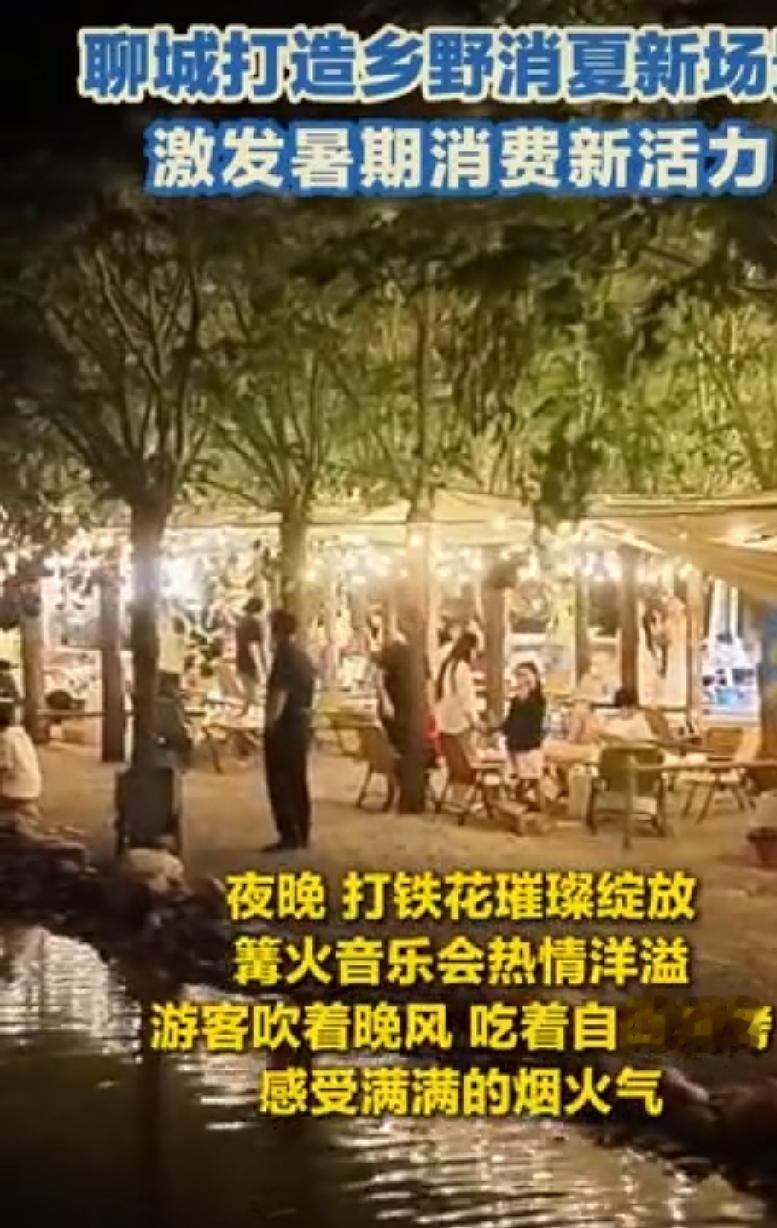 走，去聊城这里摸鱼去！

聊城的乡野消夏新玩法火了，城市人纷纷往村里跑！

在芳