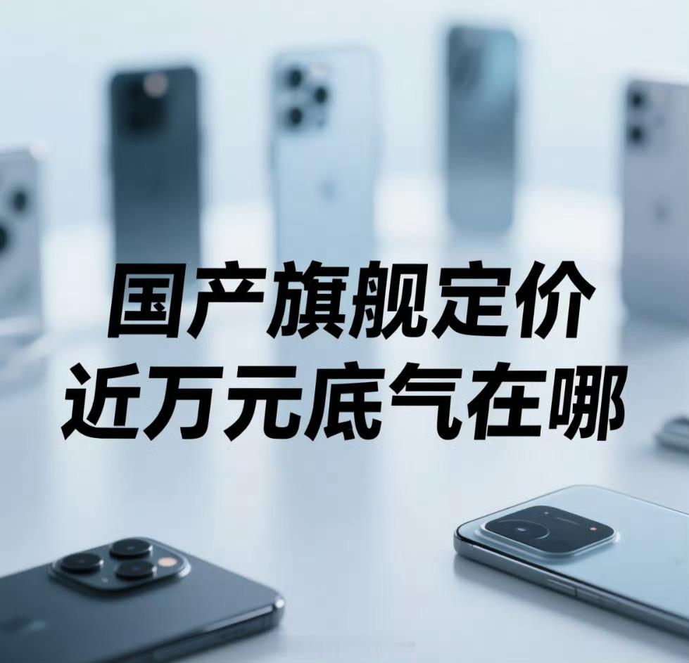 国产旗舰定价近万元底气在哪这背后，其实是两种消费观的碰撞选择iPhone，你买的