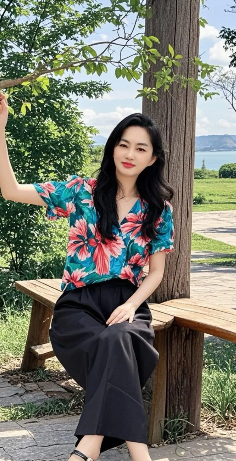 绿野风情  穿搭 花衣姐