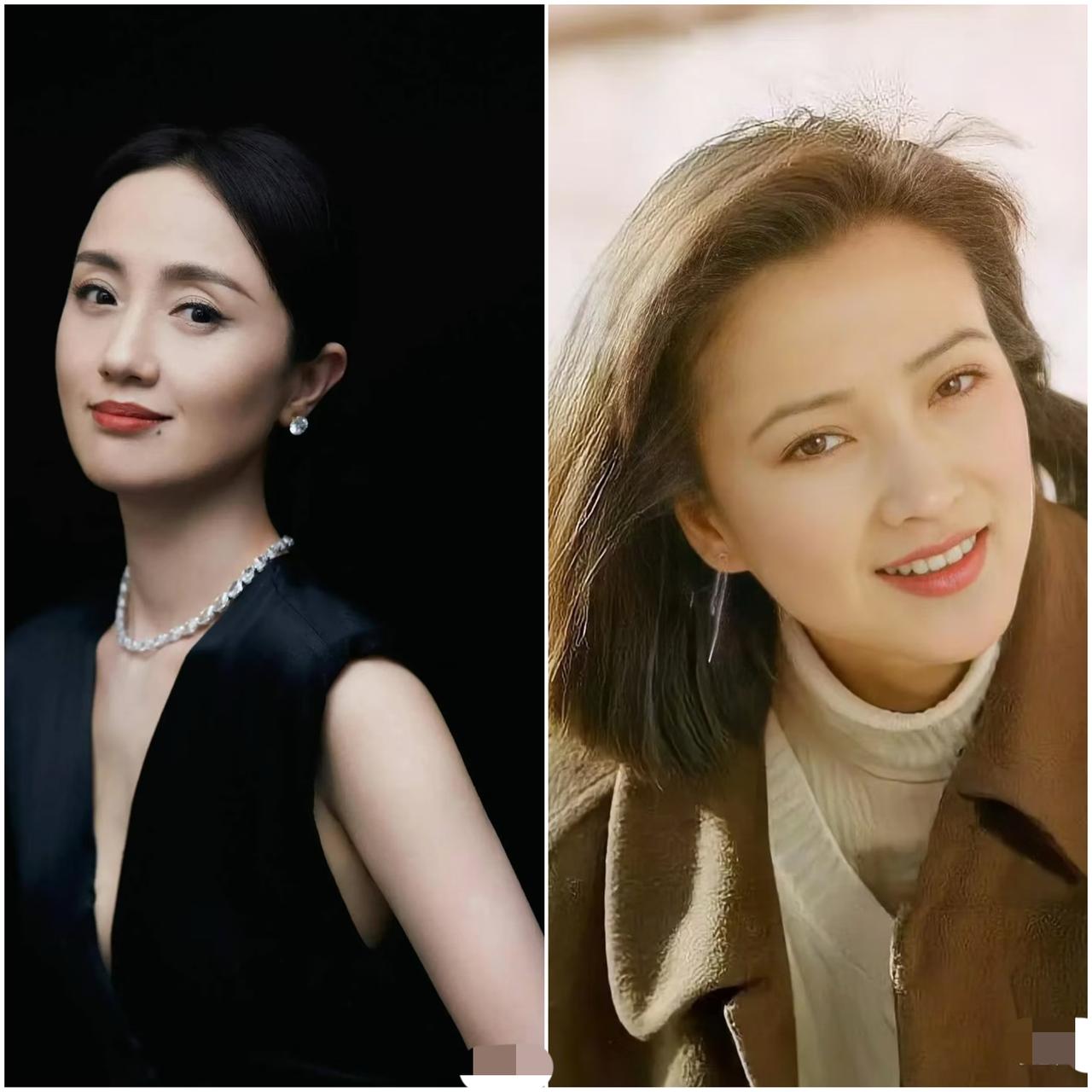 我敢说，
朱媛媛和何晴，
大概率是嘈杂娱乐圈里，

最低调的两位女明星了，
朱媛