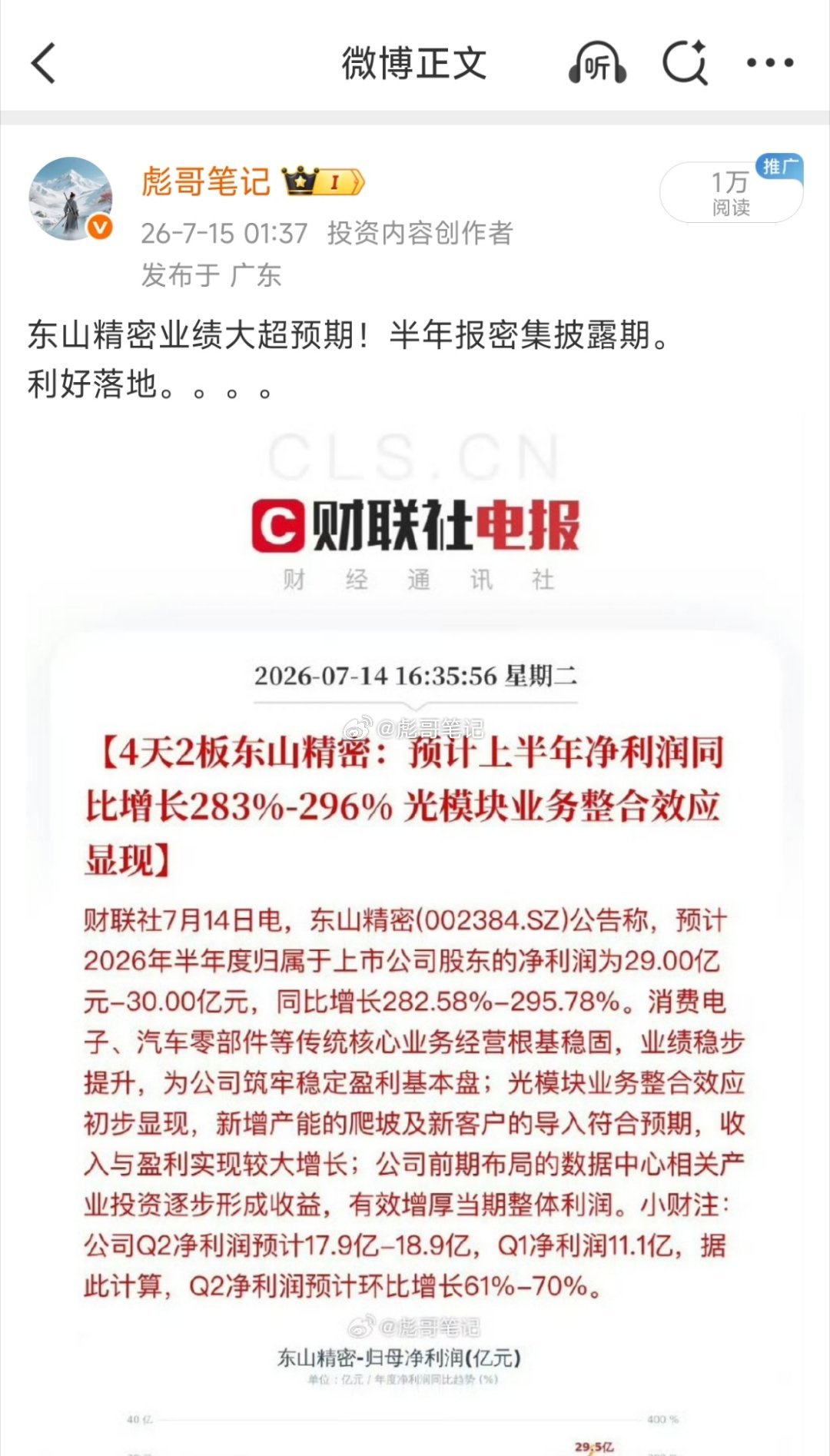 整个科技，信仰崩塌！东山从业绩披露，利好落地，市场不认可，连跌3天！ 