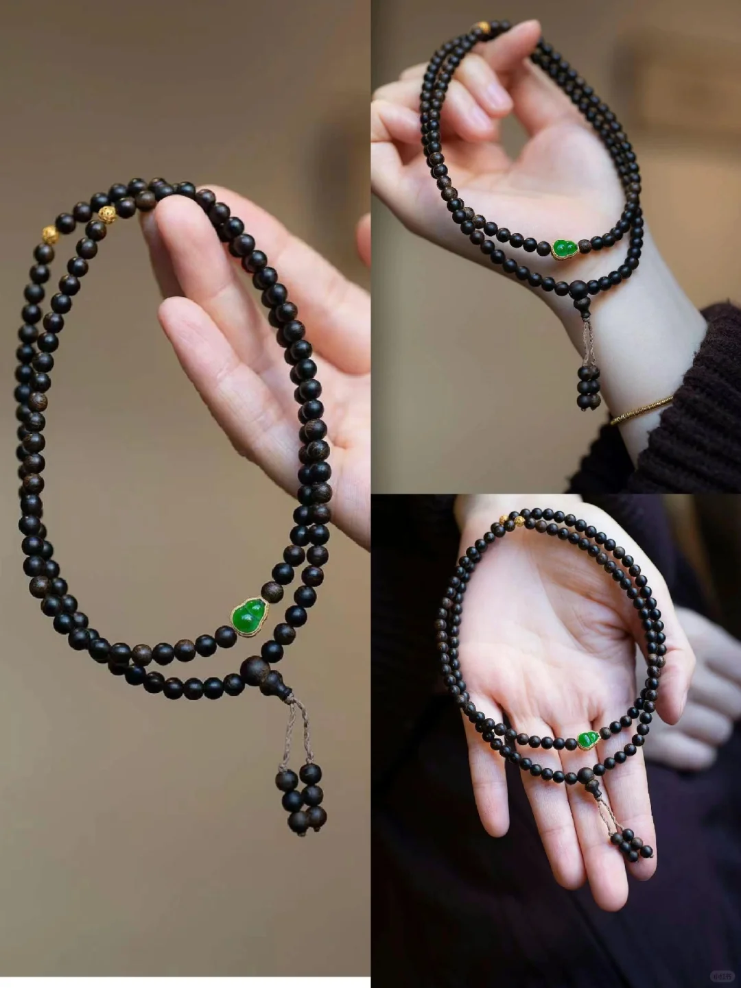 沉香国风手串，感觉棒极了👍