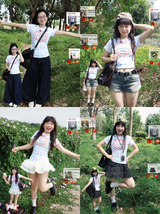 155/50穷鬼大学生平价穿搭🐾白色小上衣篇