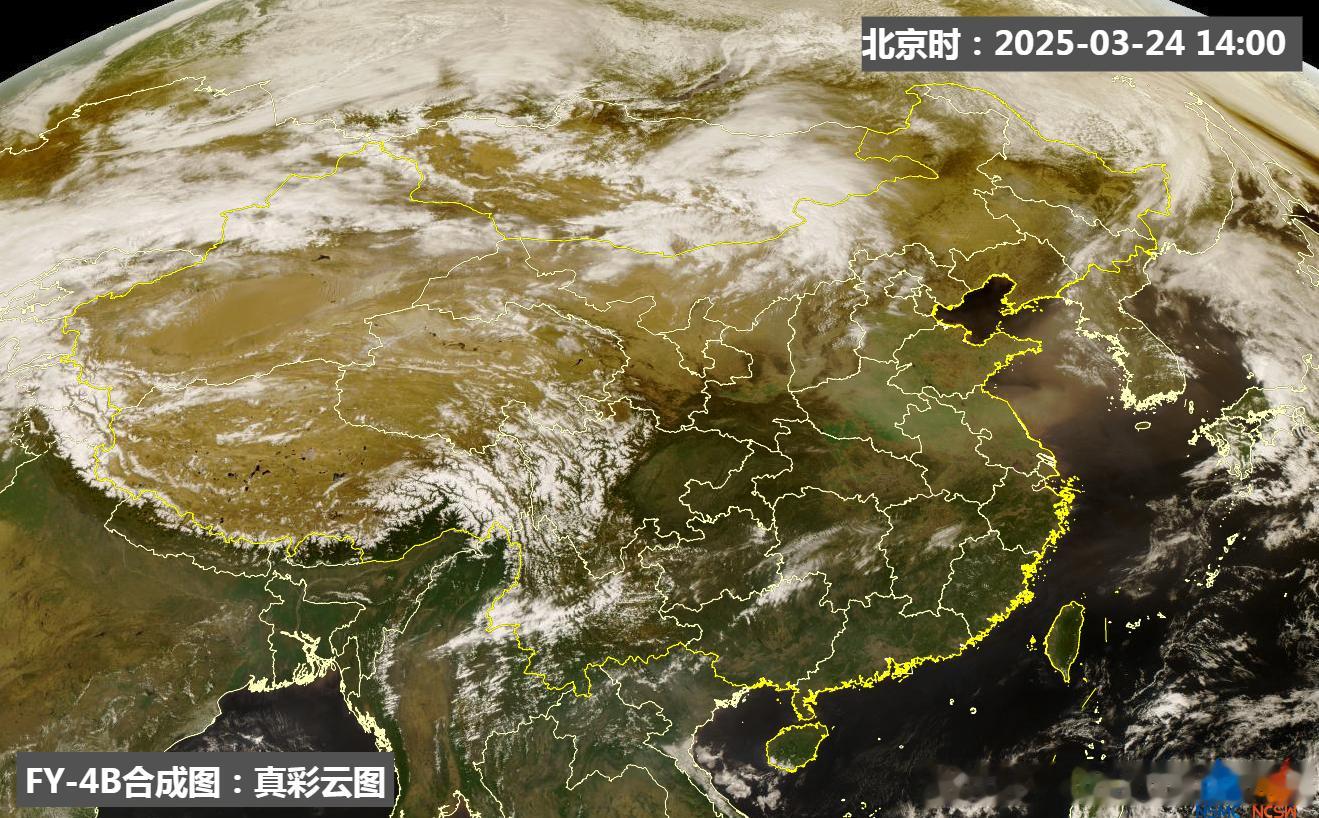 【气温波动】今天在长江沿线一带大多放晴，因为天空状况比昨天好，光照的增多使得气温