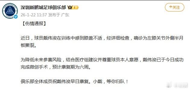 祝小戴早日康复吧。连续两年冬训，都遭遇伤病。 