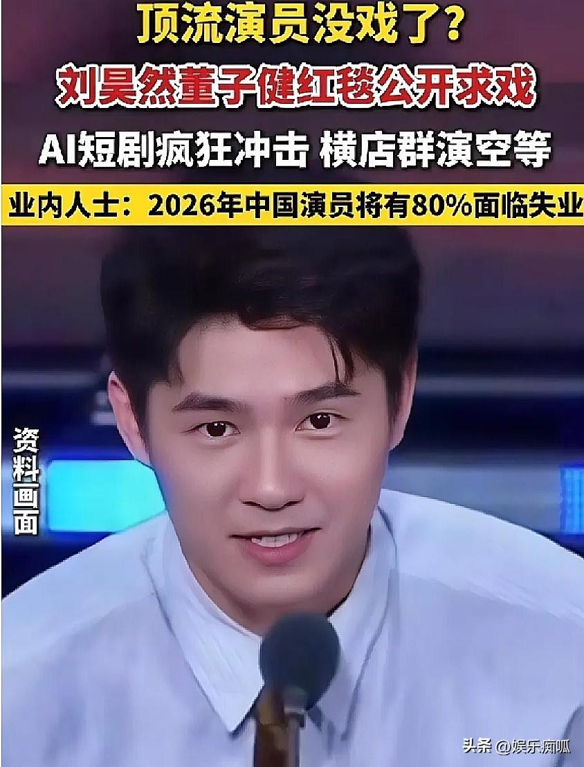 刘昊然董子健都开始“在线求职”了？这内娱是真变天了

说实话，以前看红毯都是比高