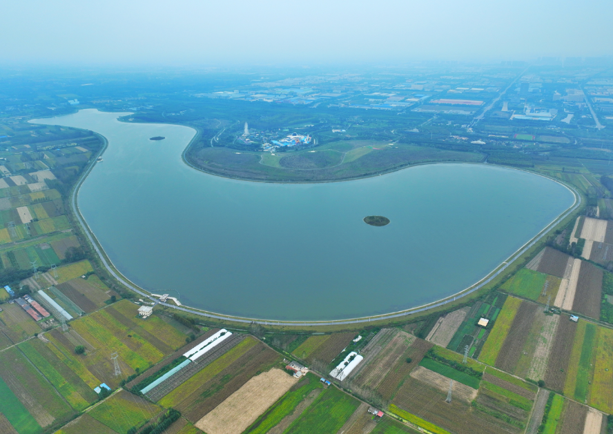 #2023网聚美好安徽##一江春水向北流# 【亳州调蓄水库：可让数十万亳州市民喝