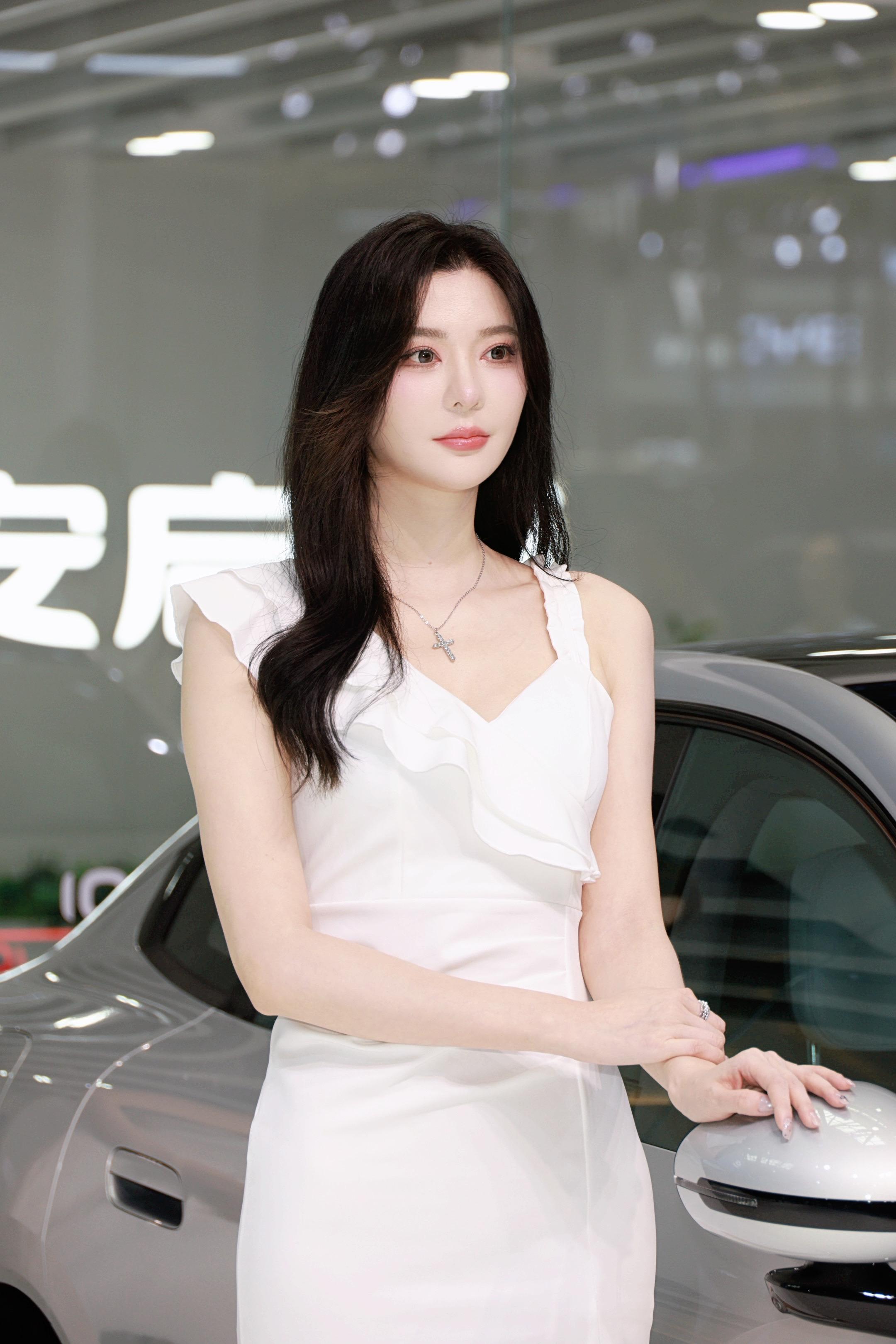 车展车模 长腿女神 美女车模 车展现场 好身材好气质