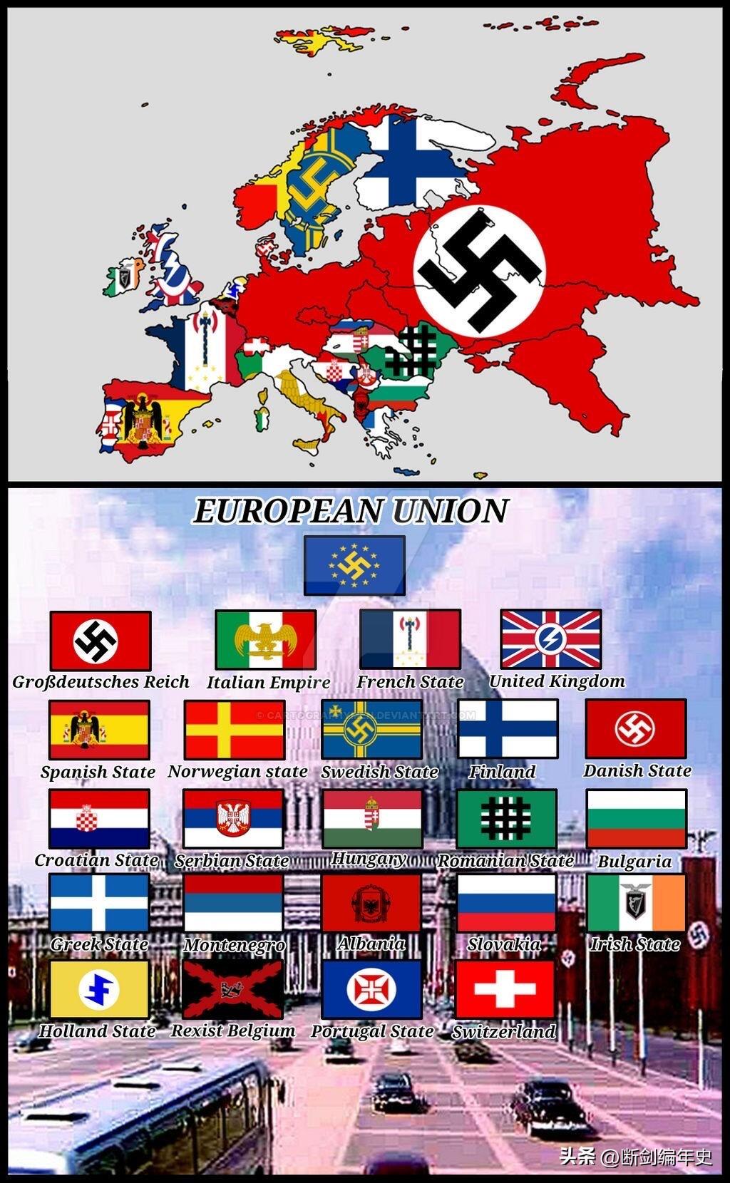 罗伯特·哈里斯的小说《祖国》构建了一个架空历史的平行宇宙，其核心设定是：纳粹德国