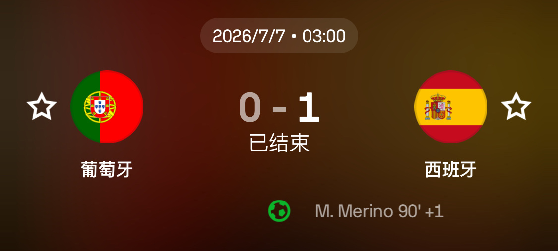葡萄牙vs西班牙 0-1恭喜板鸭晋级🎉🎉🎉烂🍇淘汰啦🥳🥳🥳营销大户