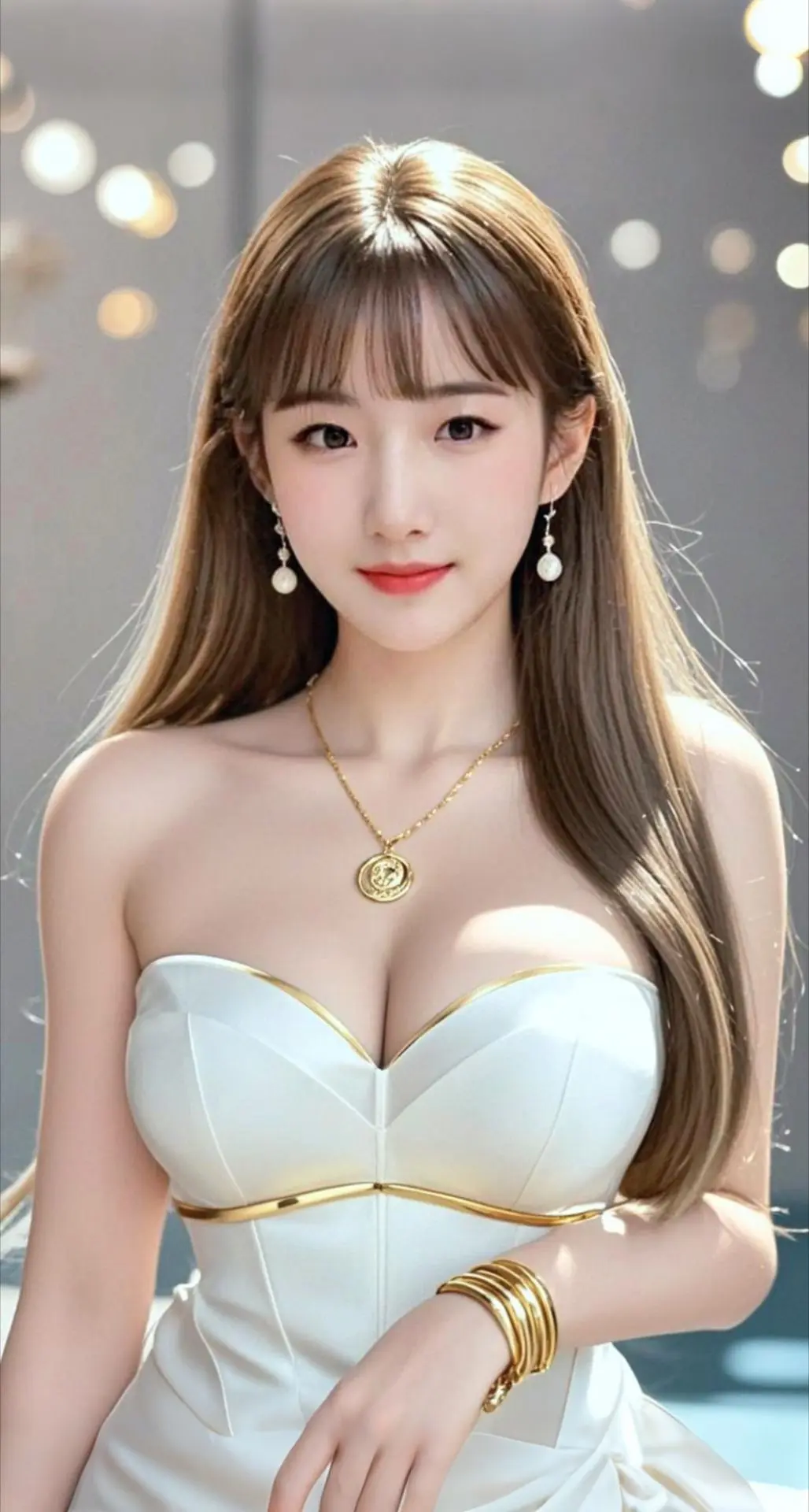 AI扩图 AI金饰佳人