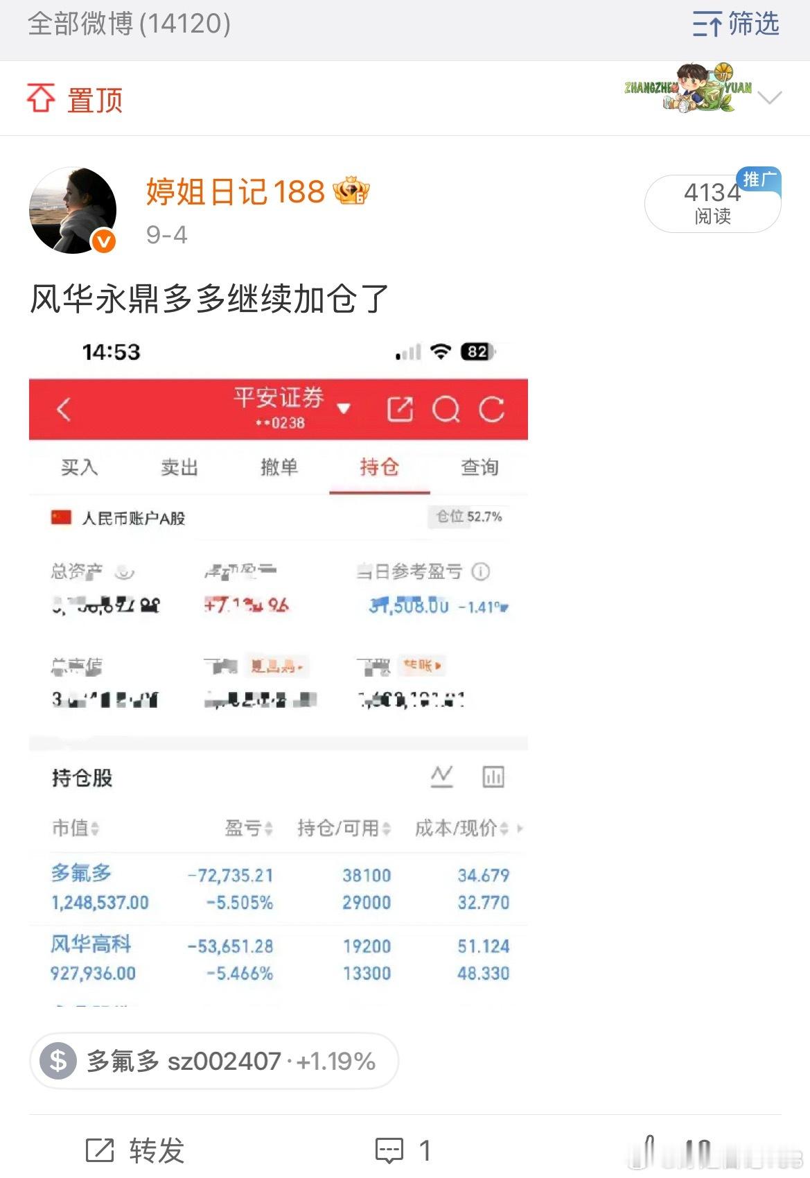 都在往好的方面去，坚定持有，花终会开！ ​​​