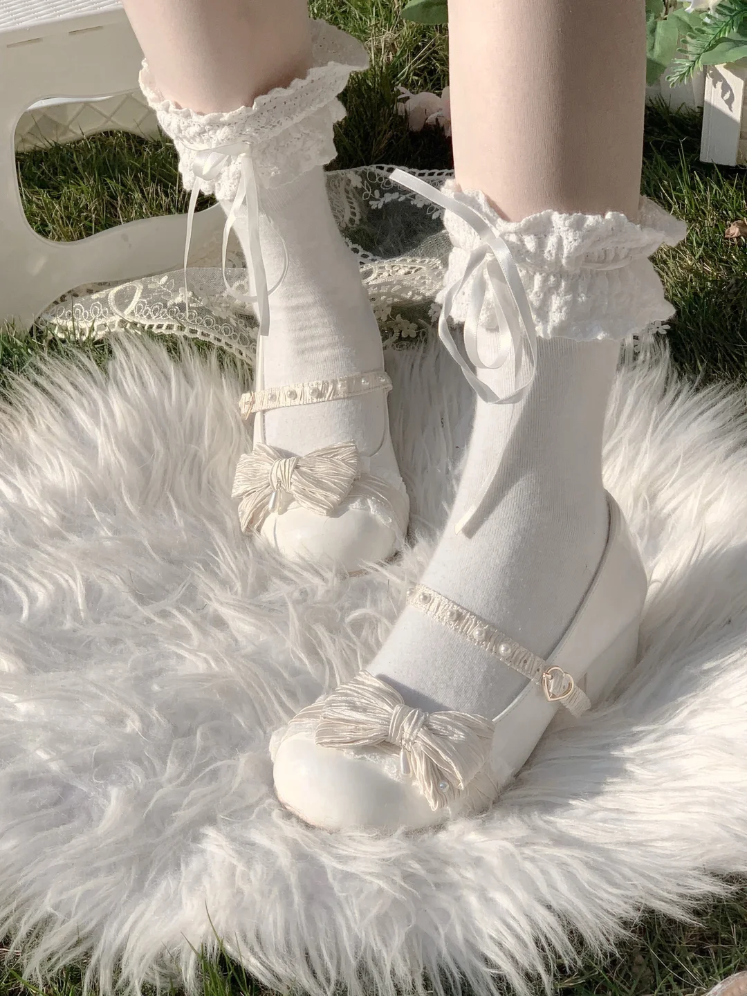 拜托 女孩子真的拒绝不了这双白色🎀