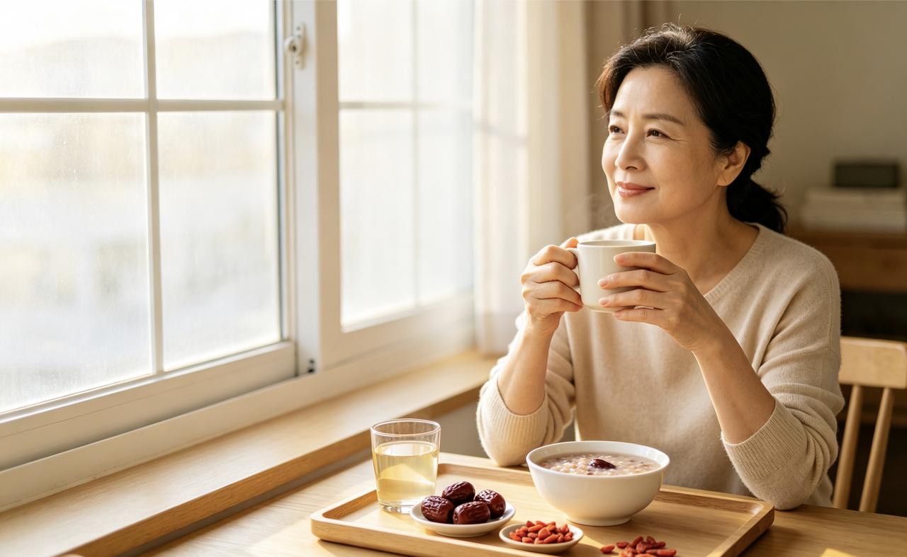 女人养生，一半靠饮食，一半靠情绪，深有体会
 
人到中年才慢慢悟出来，女人最好的