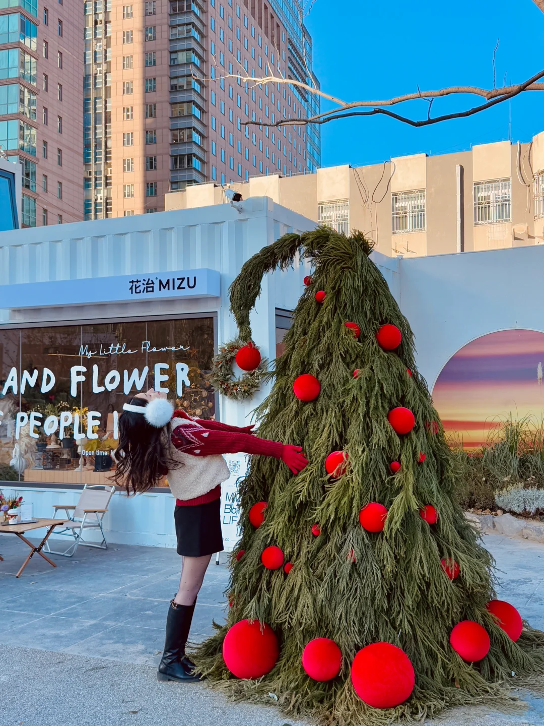 12.9实拍‼️亮马河圣诞氛围已经next level