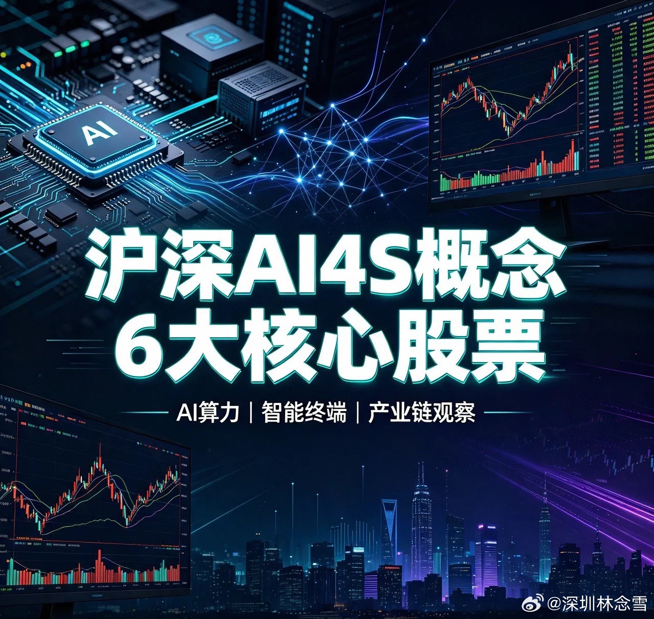沪深AI4S概念6大核心股票1、中科曙光（603019）最新股价：88.77元核