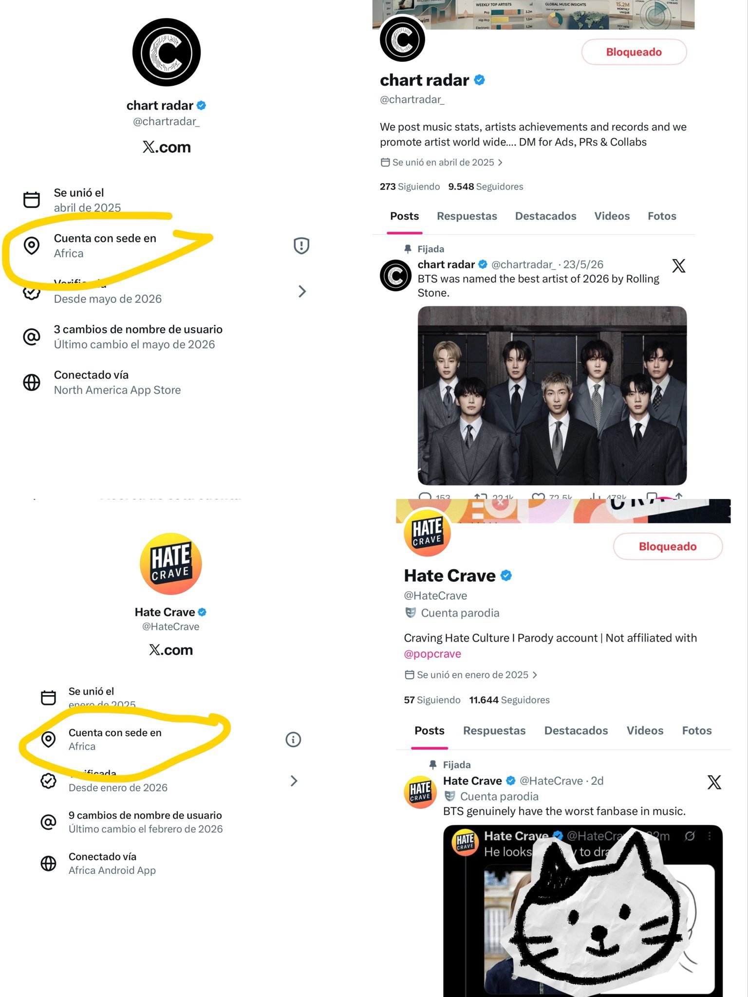 不是吧，真有人信这个墨粉装的数据榜单号/搬运号啊？这个非洲墨粉运营两个号，一个号