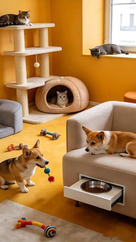 以前养狗是为了看家护院的，养猫是为了抓老鼠的，现在的人养猫狗还真是排解孤独的。