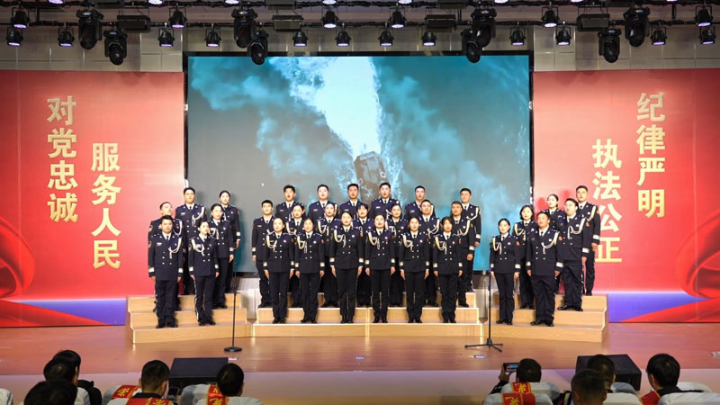 安徽无为：自编自导自演 庆祝第六个中国人民警察节