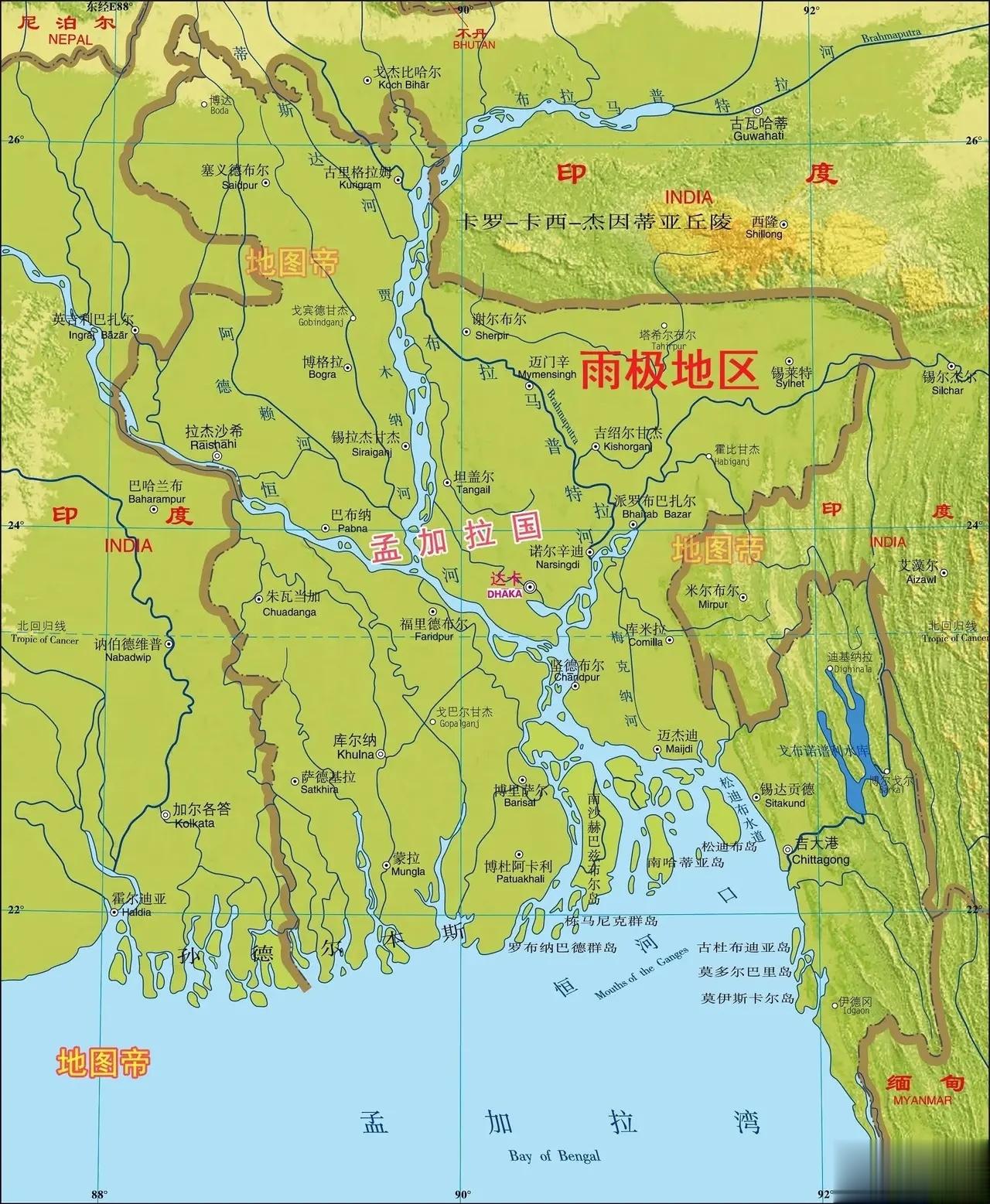 这也是一个神奇的国家，14.7万平方公里的面积，承载了高达1.7亿的人口，超过了