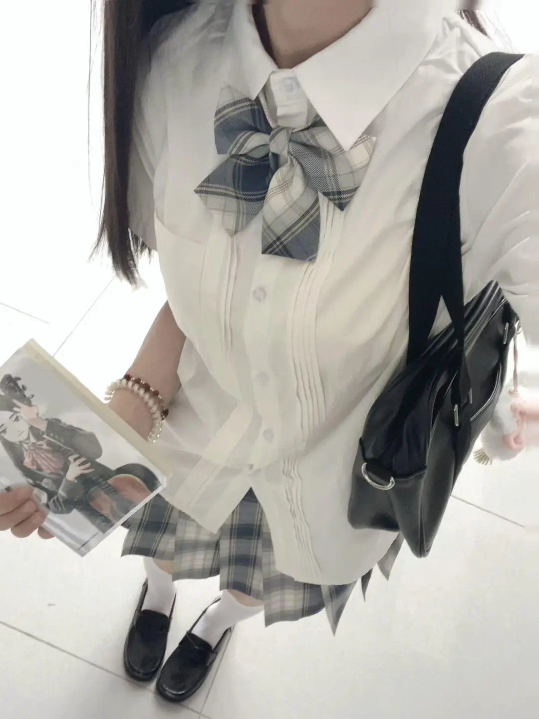 ootd 甜妹 jk 真的想谈恋爱了 不愧是jk