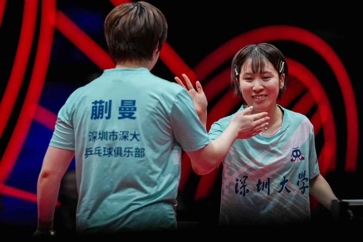 张成直播透露：平野在深大打球感觉很开心！

平野美宇，这位曾在日本乒坛陷入困境的