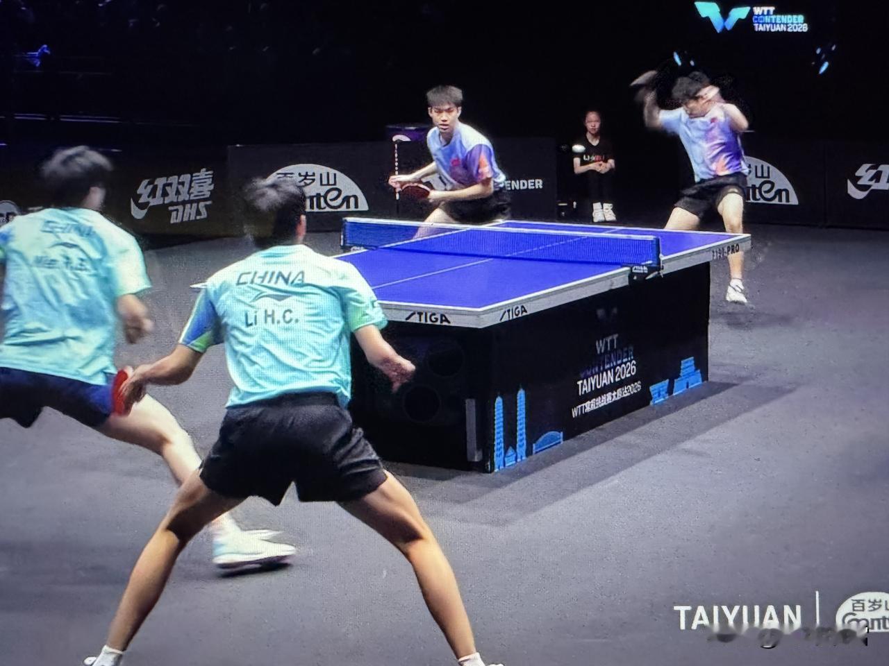 太原常规挑战赛，国乒四小龙捉对互搏
―温瑞博搭档李和宸获得男双冠军！

本届挑战