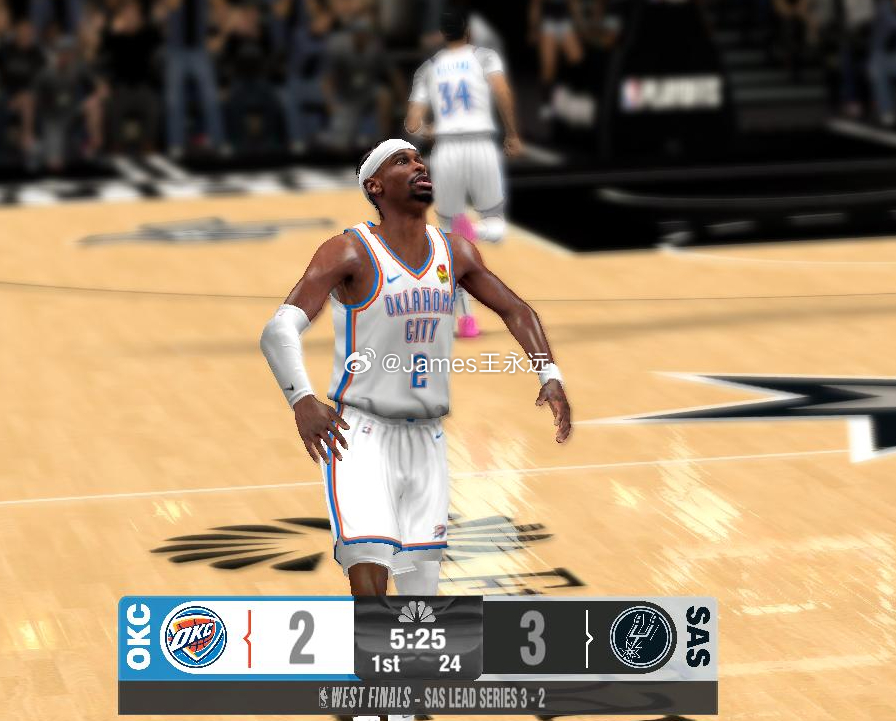 2K14 美化补丁+记分牌（季后赛版）NBA On NBC+Peacock v8