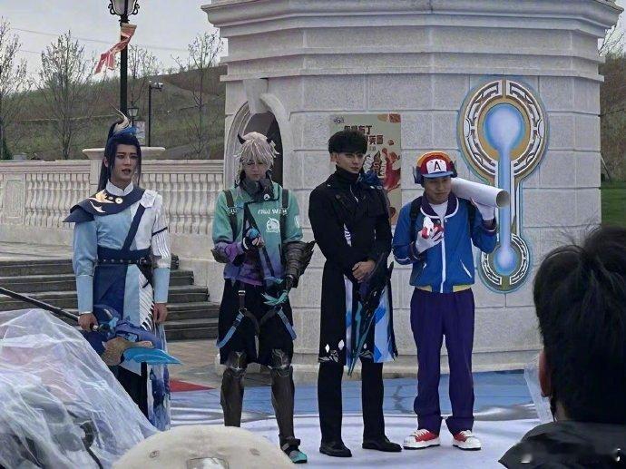 丞磊&田嘉瑞&黄子韬&徐志胜萌探同框路透 ​ ​​​