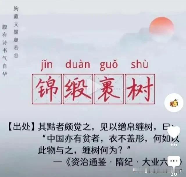 锦缎裹树，岁月静好？