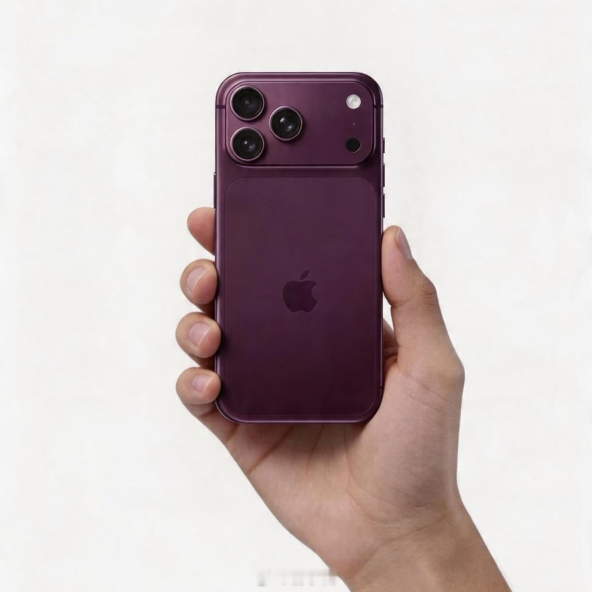 iPhone 18 Pro 新配色 Dark Cherry 争议挺大嘛。你们都说