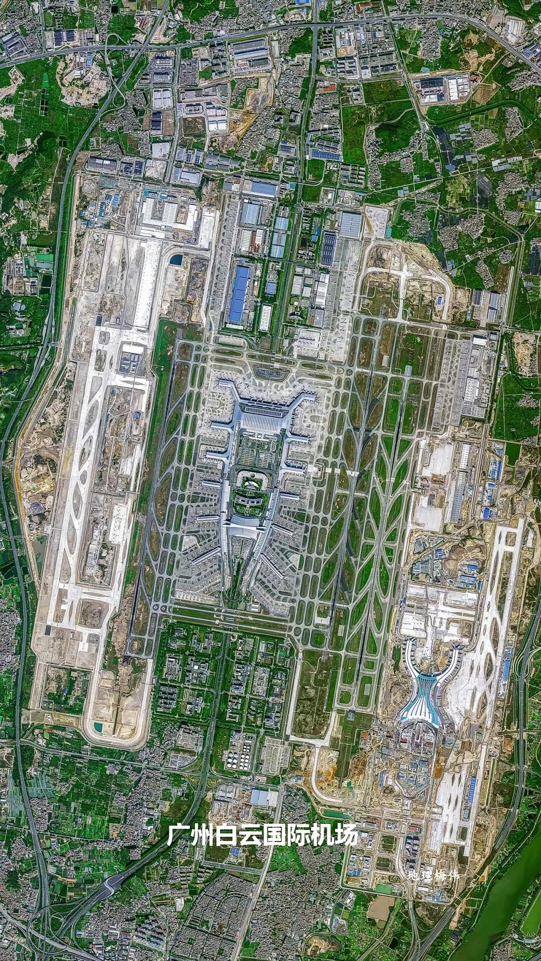 52755亩！广州白云机场整体面积真的很夸张！

广州白云国际机场的规划用地面积