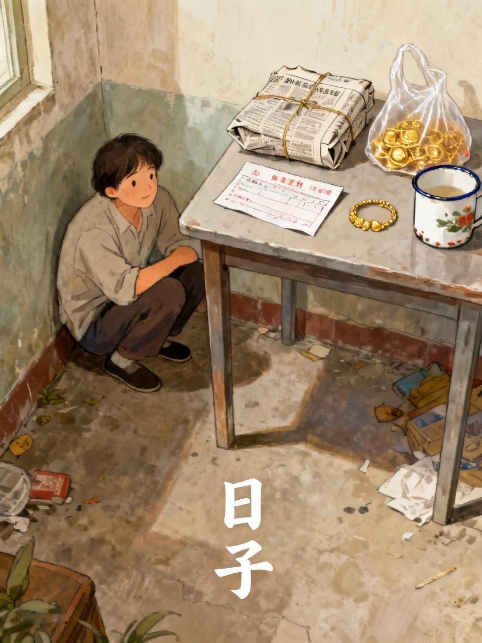 昨天和老公吵架，他说公积金能取四十w。
我骂他窝囊，钱是你的命根子。
他真取了，