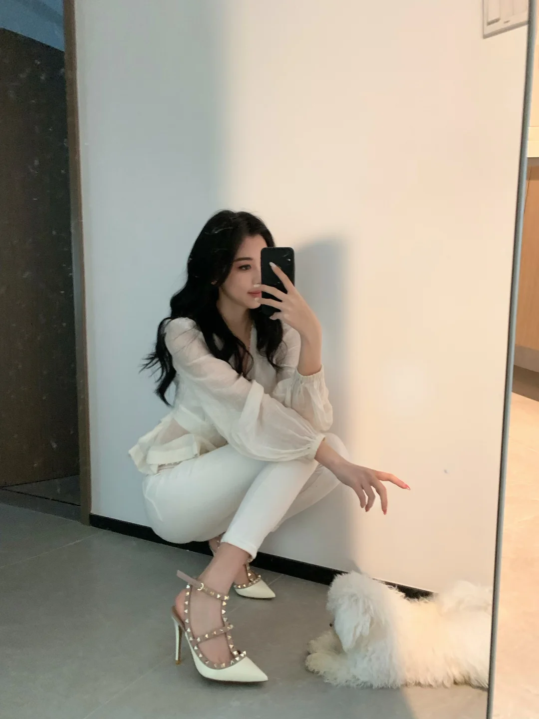 女神降临 女神你家镜子该擦了