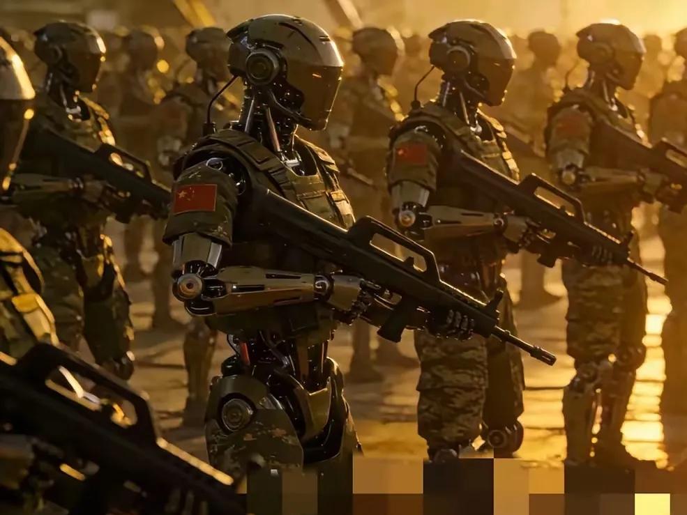 春晚，我们看的是机器人后空翻，表演功夫，乐的哈哈大笑。外国人看到的是一支机器人部