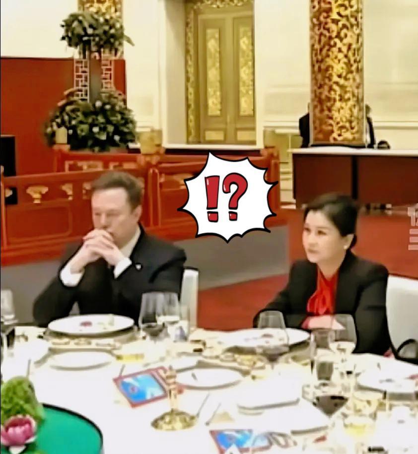 当年被全网疯传“小三上位”的女人，现在居然在国宴上坐在了马斯克和库克的中间。
如