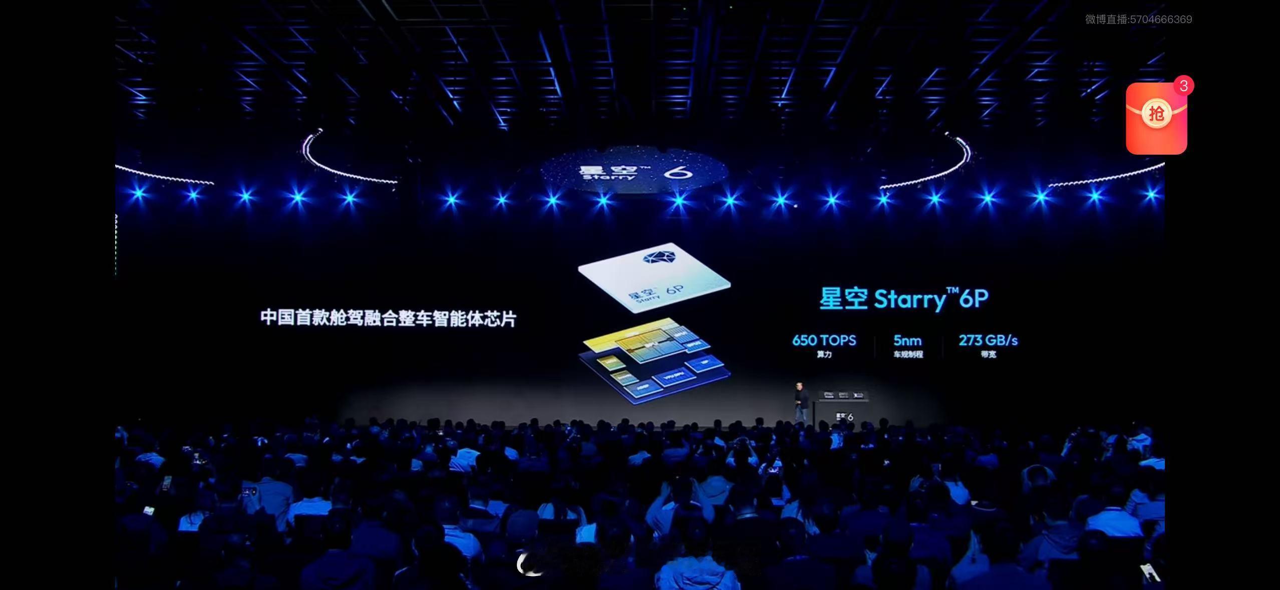 地平线发布“星空Starry6P”：中国首款舱驾融合整车智能体芯片地平线年度产品